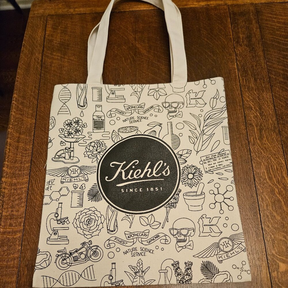 Kiehl's Apothecary Canvas Tote Bag